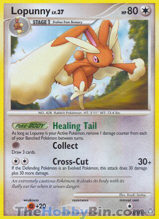 Lopunny Legends Awakened Rare #33/146