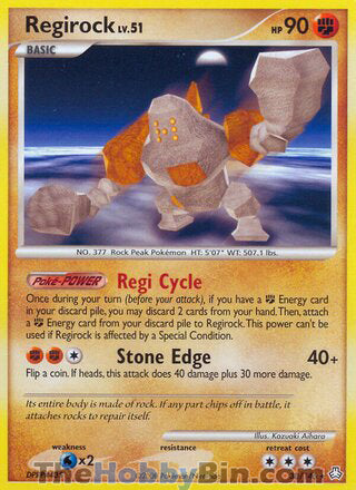 Regirock #38/146 Rare - Legends Awakened Pokemon card