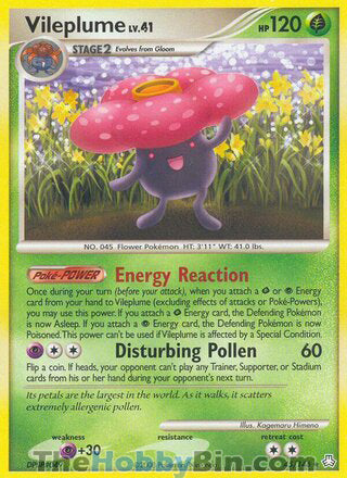 Vileplume #45/146 Rare - Legends Awakened Pokemon card