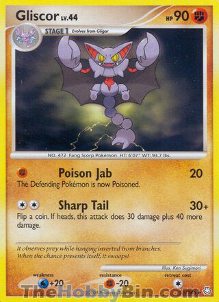 Gliscor #55/146 Uncommon - Legends Awakened Pokemon card