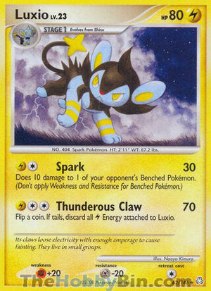 0062 Luxio Uncommon Legends Awkended