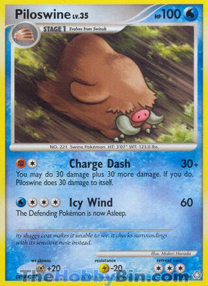 0069 Piloswine Uncommon Legends Awkended