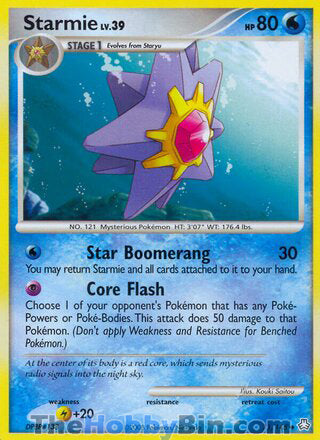 Starmie Legends Awakened Uncommon #71/146