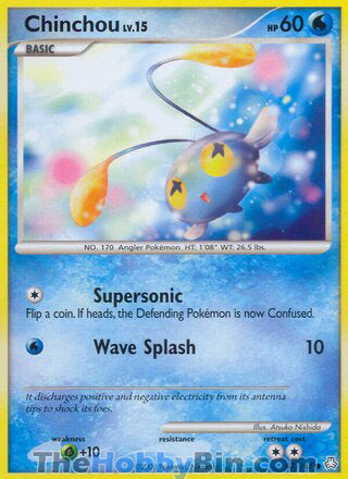 Chinchou #87/146 Common - Legends Awakened Pokemon card