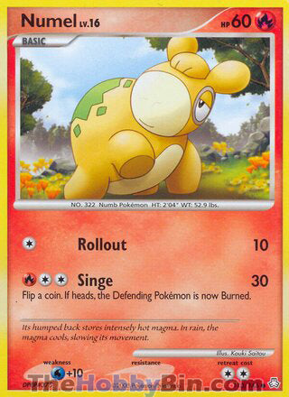 Numel #110/146 Common - Legends Awakened Pokemon card