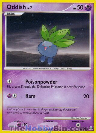 Oddish #112/146 Common - Legends Awakened Pokemon card