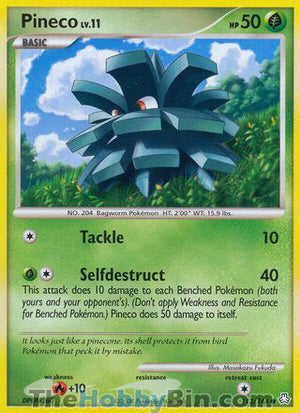0113 Pineco Common Legends Awkended