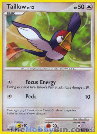 Taillow Legends Awakened Common #124/146