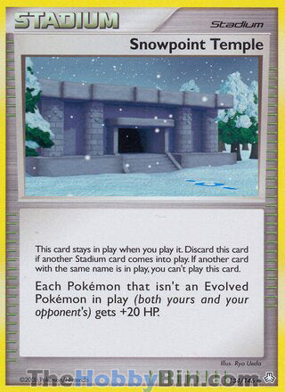 Snowpoint Temple #134/146 Uncommon - Legends Awakened Pokemon card