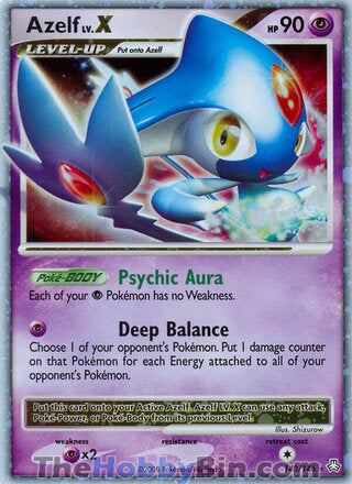 Azelf LV.X #140/146 Ultra Rare - Legends Awakened Pokemon card