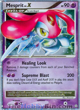 Mesprit LV.X Legends Awakened Ultra Rare #143/146