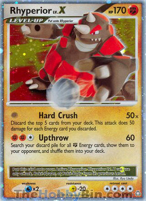 0145 Rhyperior LV.X Ultra Rare Legends Awkended