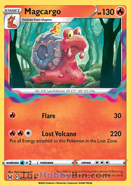 Magcargo Lost Origin Rare #022/196 – The Hobby Bin