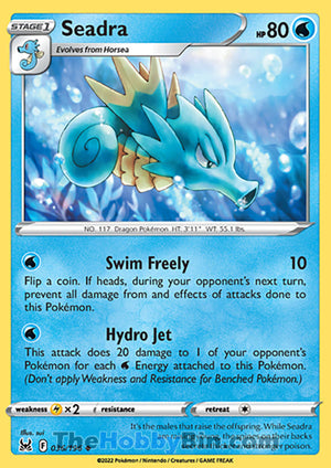 0036 Seadra Uncommon Lost Origin