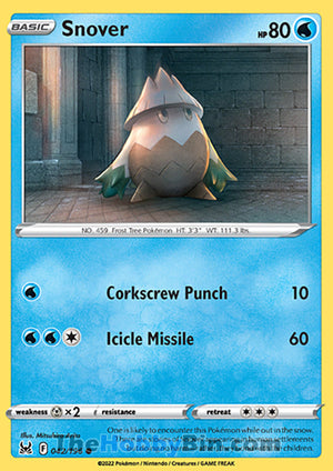 0042 Snover Common Lost Origin
