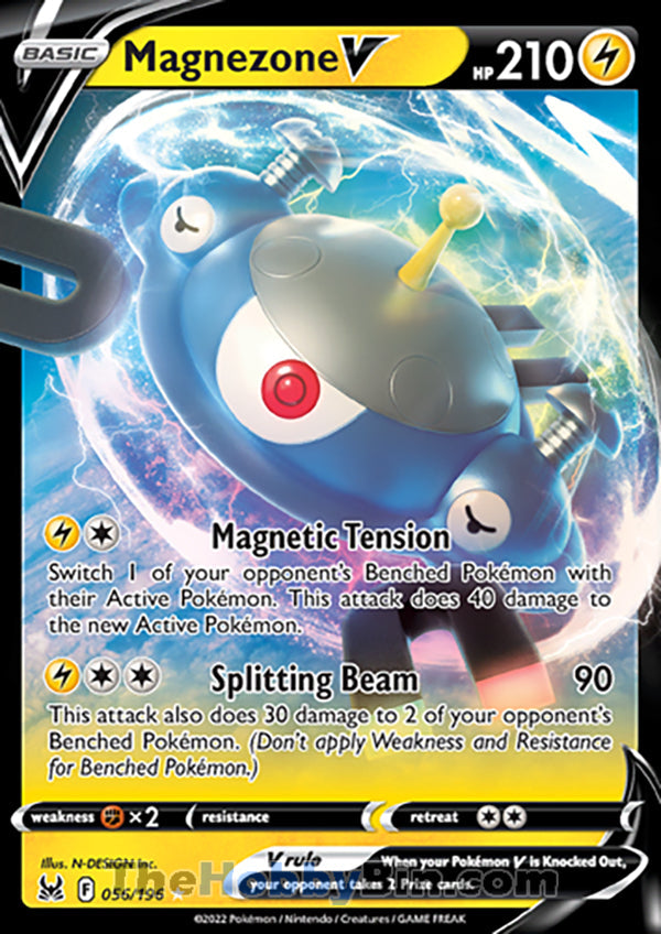Magnezone V #56/196 Ultra Rare - Lost Origin Pokemon card