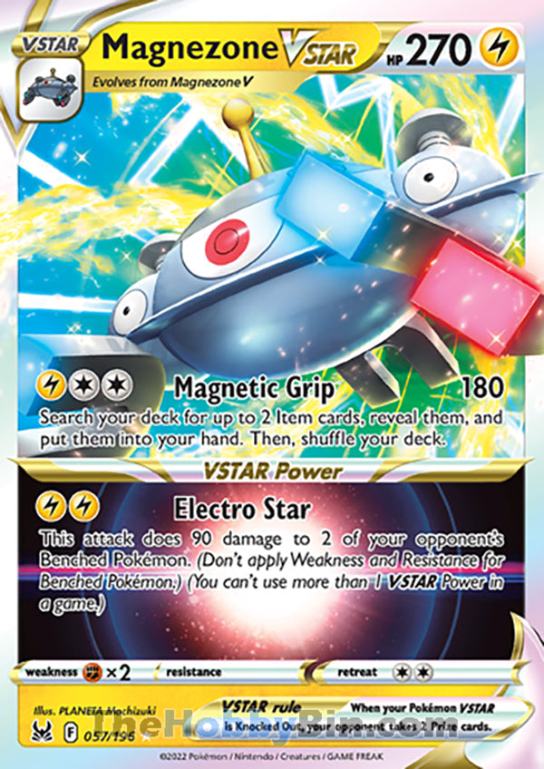 Magnezone VSTAR #57/196 Ultra Rare - Lost Origin Pokemon card
