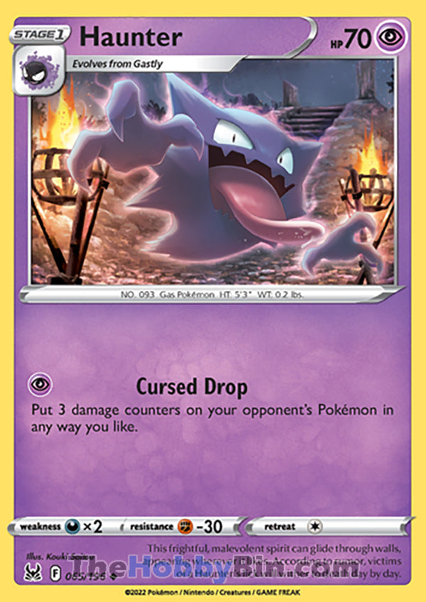 Haunter #65/196 Uncommon - Lost Origin Pokemon card