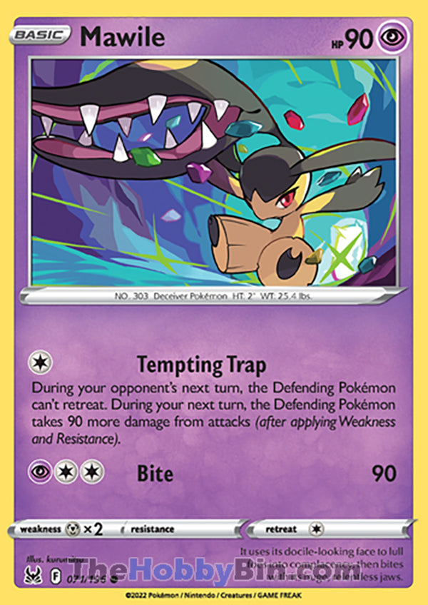 Mawile #71/196 Common - Lost Origin Pokemon card