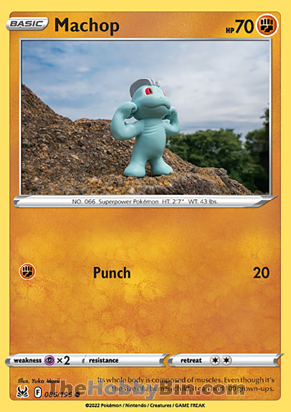 Machop #86/196 Common - Lost Origin Pokemon card