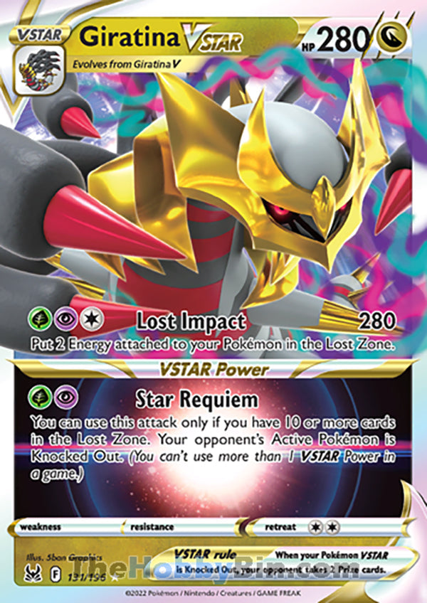 Giratina VSTAR #131/196 Ultra Rare - Lost Origin Pokemon card