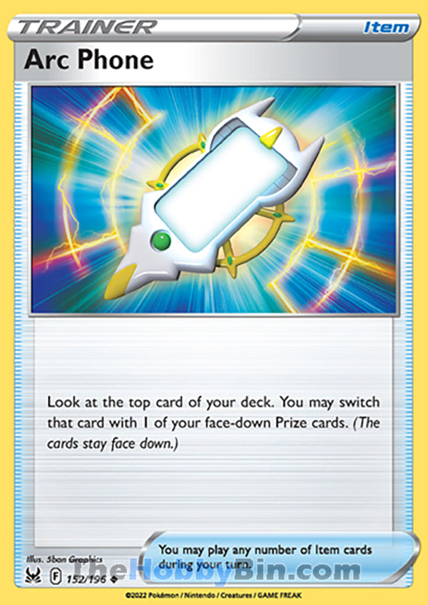 Arc Phone #152/196 Uncommon - Lost Origin Pokemon card