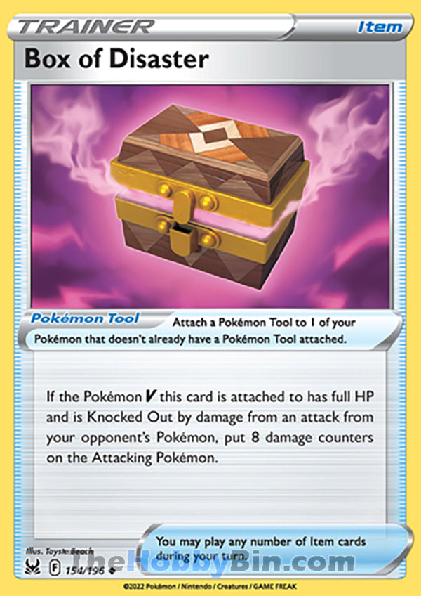 Box of Disaster #154/196 Uncommon - Lost Origin Pokemon card