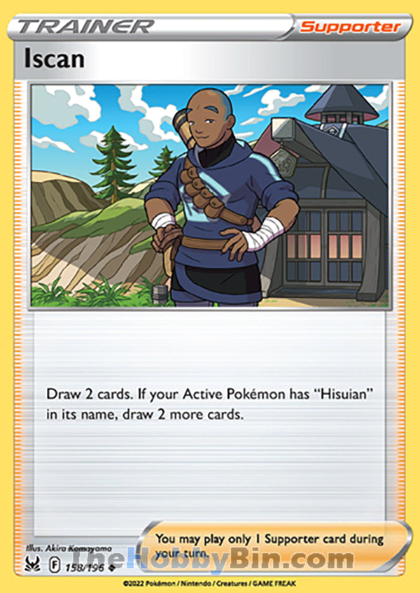 Iscan #158/196 Uncommon - Lost Origin Pokemon card
