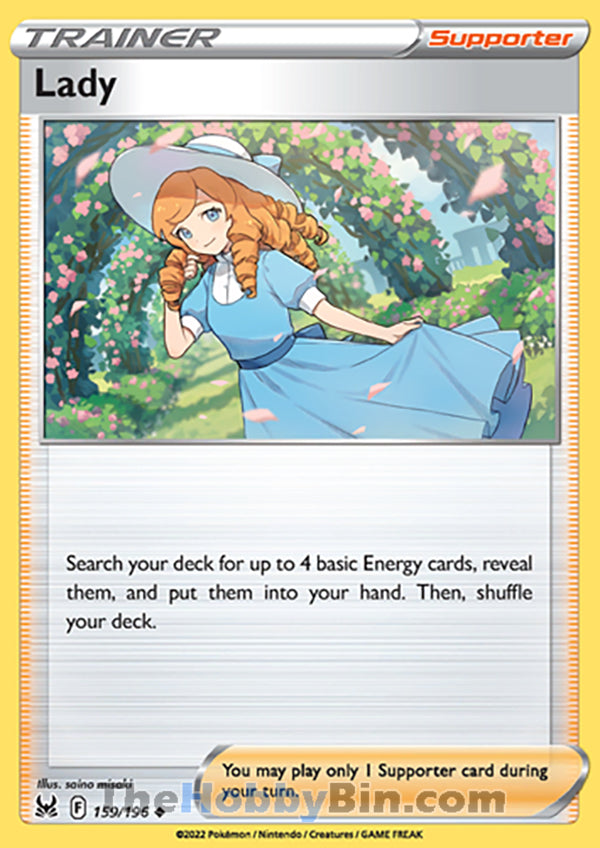 Lady #159/196 Uncommon - Lost Origin Pokemon card