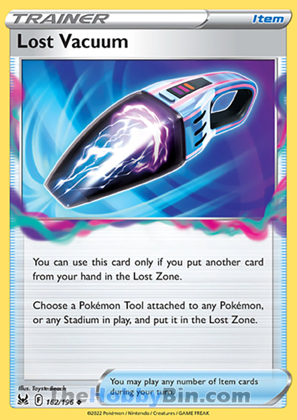 Lost Vacuum #162/196 Uncommon - Lost Origin Pokemon card