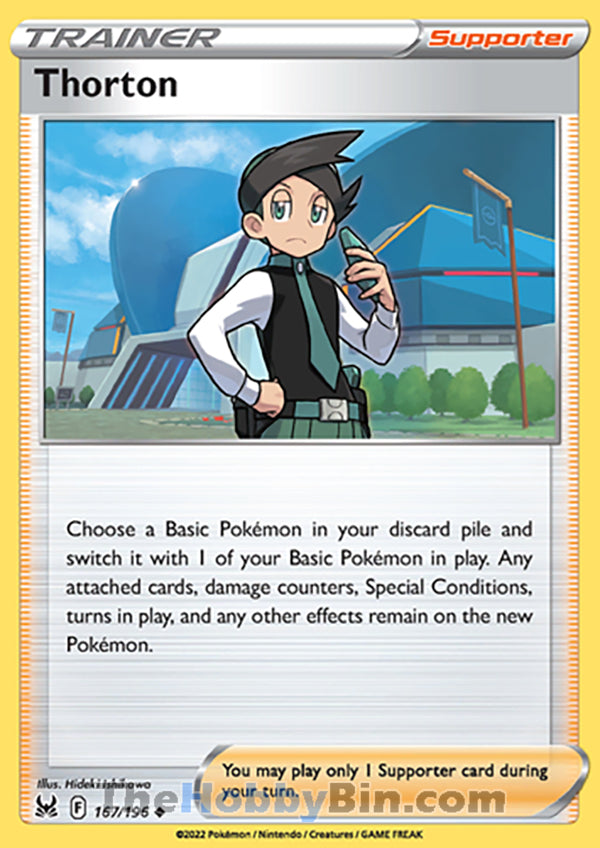 Thorton #167/196 Uncommon - Lost Origin Pokemon card