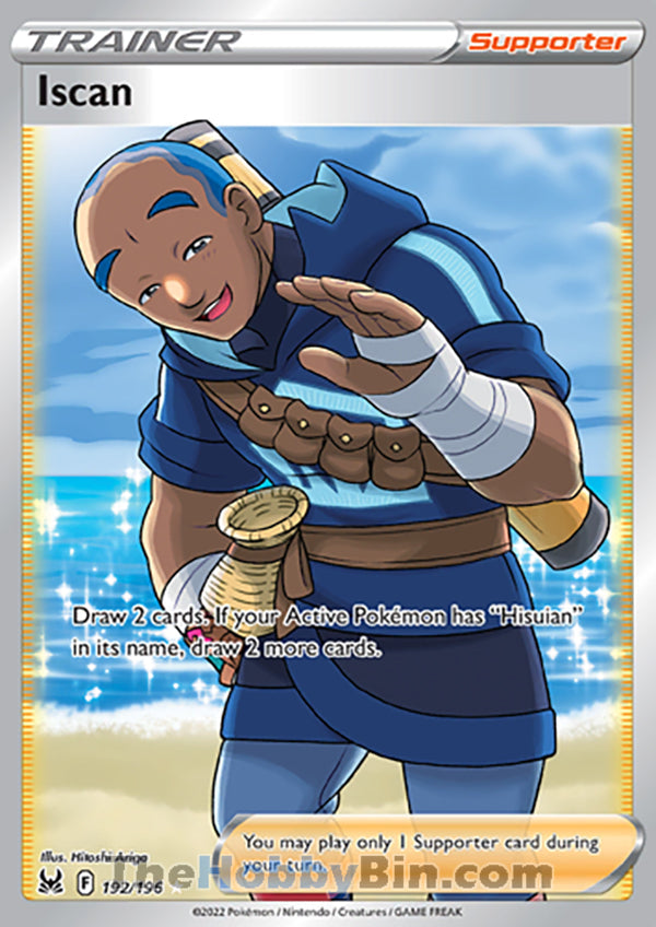 Iscan #192/196 Ultra Rare - Lost Origin Pokemon card