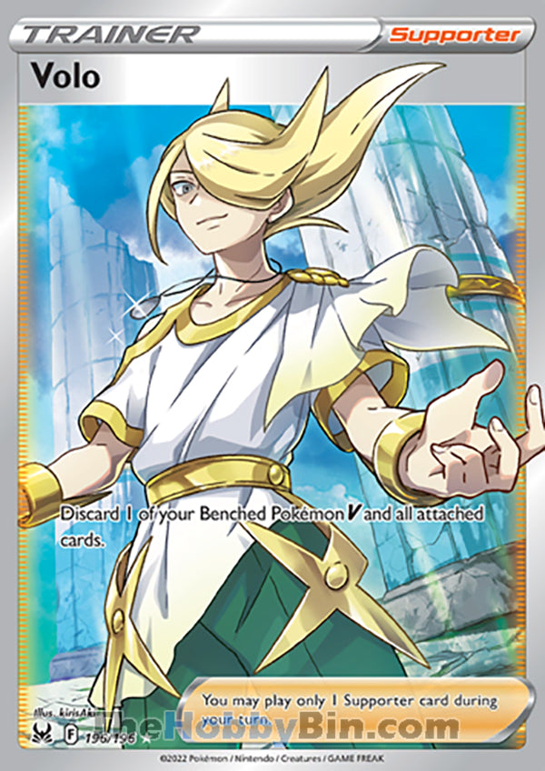Volo #196/196 Ultra Rare - Lost Origin Pokemon card