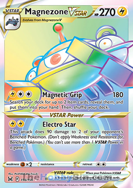 Magnezone VSTAR Lost Origin Secret Rare #198/196