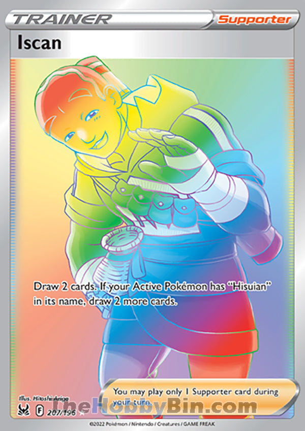 Iscan #207/196 Secret Rare - Lost Origin Pokemon card