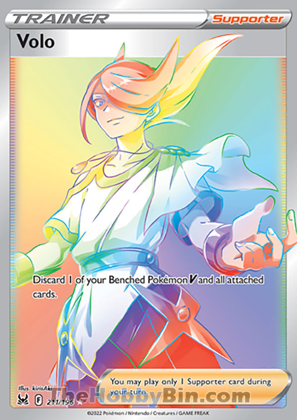 Volo #211/196 Secret Rare - Lost Origin Pokemon card