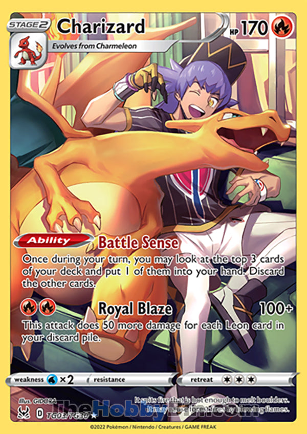 Charizard #TG03/TG30 Trainer Gallery Holo - Lost Origin Pokemon card