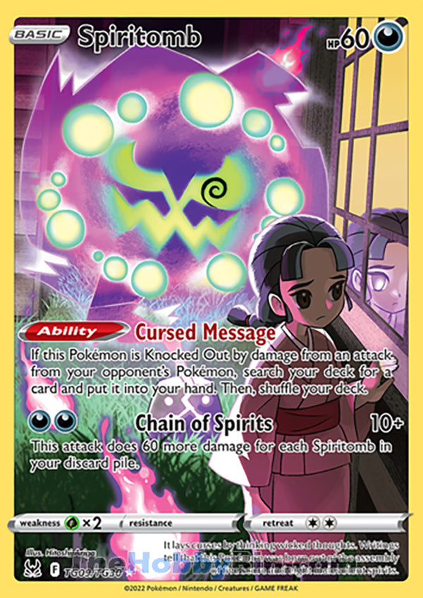 Spiritomb #TG09/TG30 Trainer Gallery Holo - Lost Origin Pokemon card