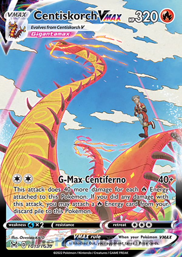 Centiskorch VMAX #TG15/TG30 Trainer Gallery VMAX - Lost Origin Pokemon card