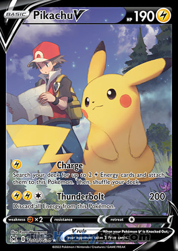 Pikachu V #TG16 Trainer Gallery V