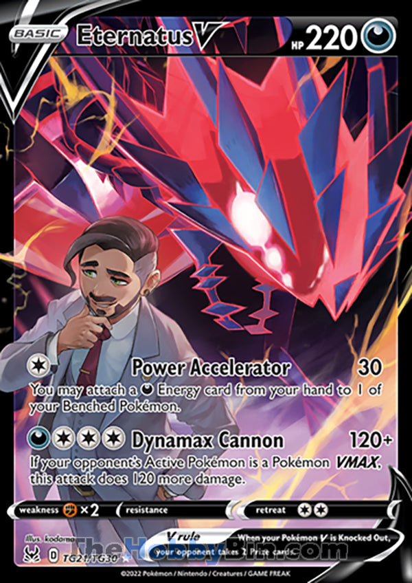 Eternatus V #TG21/TG30 Trainer Gallery V - Lost Origin Pokemon card