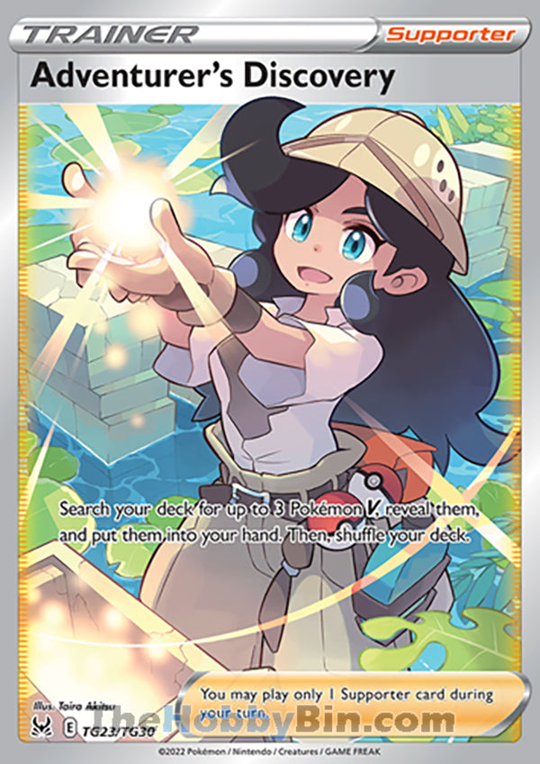 Adventurer's Discovery #TG23/TG30 Trainer Gallery Trainer - Lost Origin Pokemon card