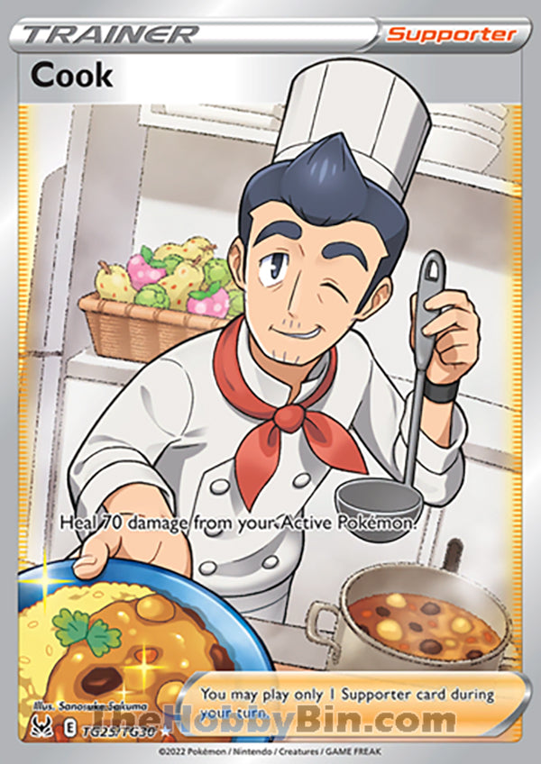 Cook #TG25/TG30 Trainer Gallery Trainer - Lost Origin Pokemon card