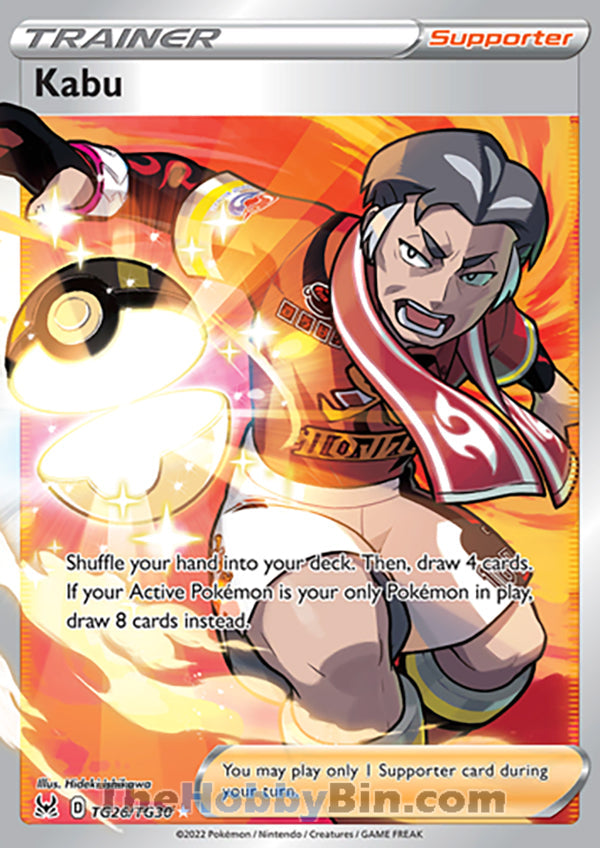 Kabu #TG26/TG30 Trainer Gallery Trainer - Lost Origin Pokemon card