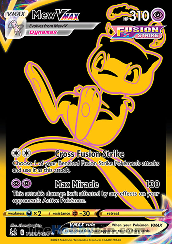Mew VMAX #TG30/TG30 Trainer Gallery VMAX - Lost Origin Pokemon card