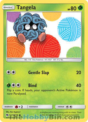 0001 Tangela Common Lost Thunder