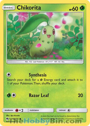0005 Chikorita Common Lost Thunder