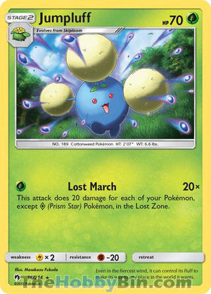 0014 Jumpluff Holo Rare Lost Thunder