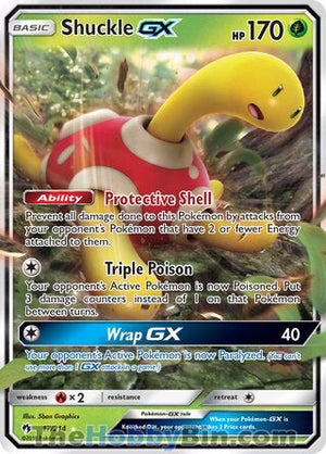 0017 Shuckle GX Ultra Rare Lost Thunder