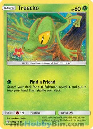 0020 Treecko Common Lost Thunder